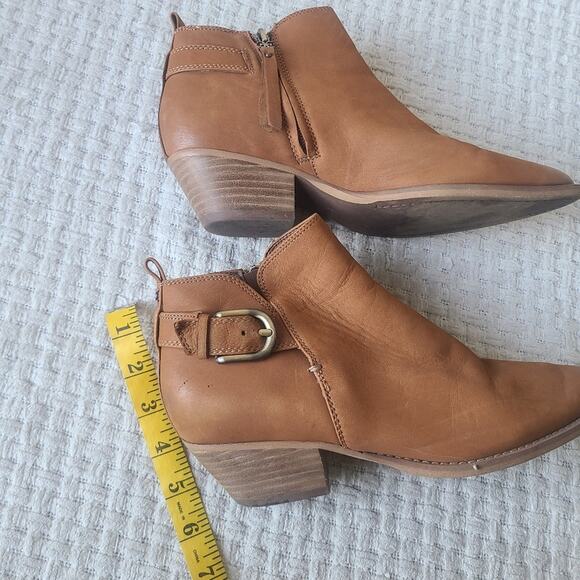 Sam Edelman Neena Leather Point-Toe Ankle Boots Women's Size 8 - Picture 6 of 12